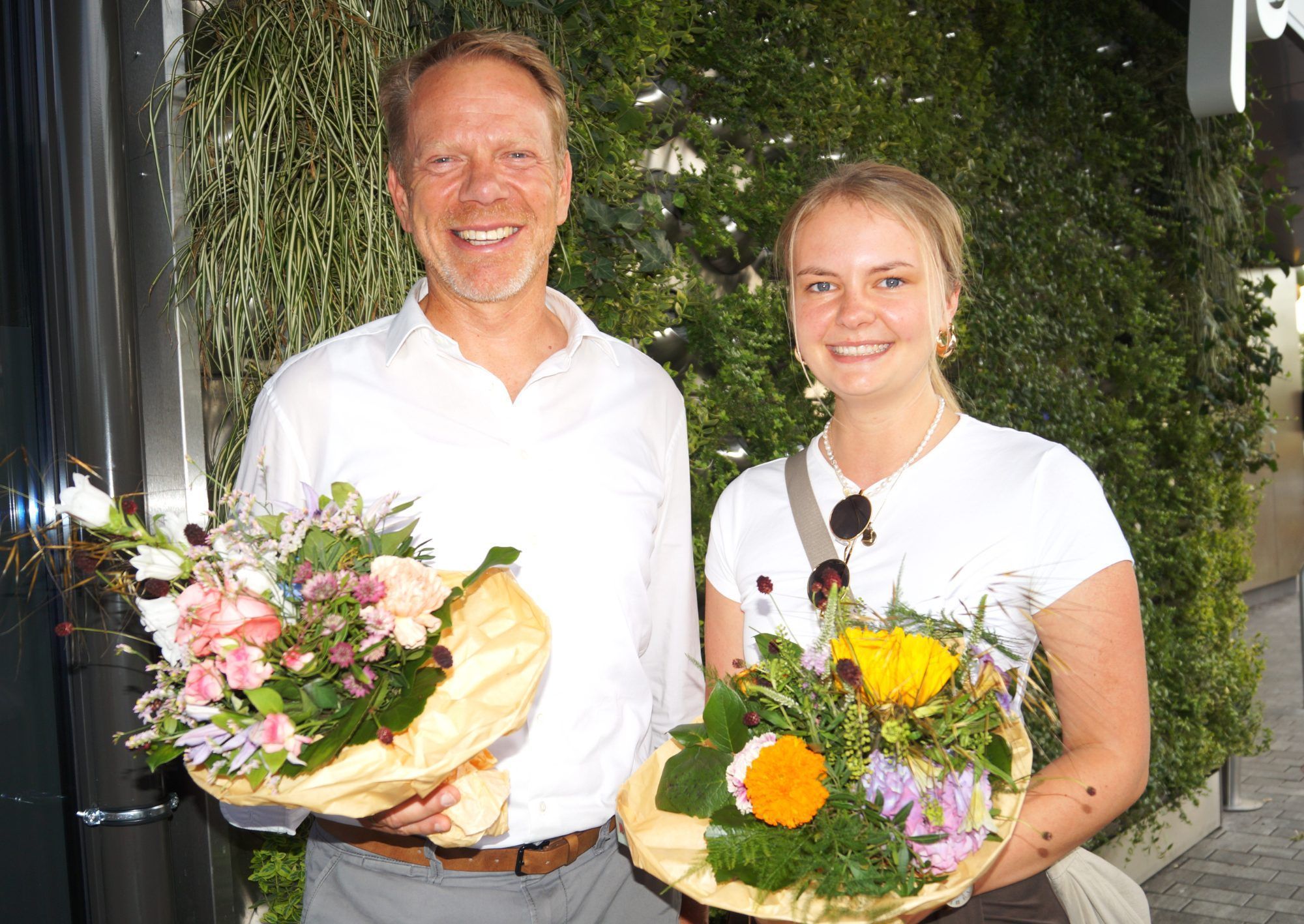 Die Käselieferanten von Hochland: Michael Lohrmann und Lea Tronsberg