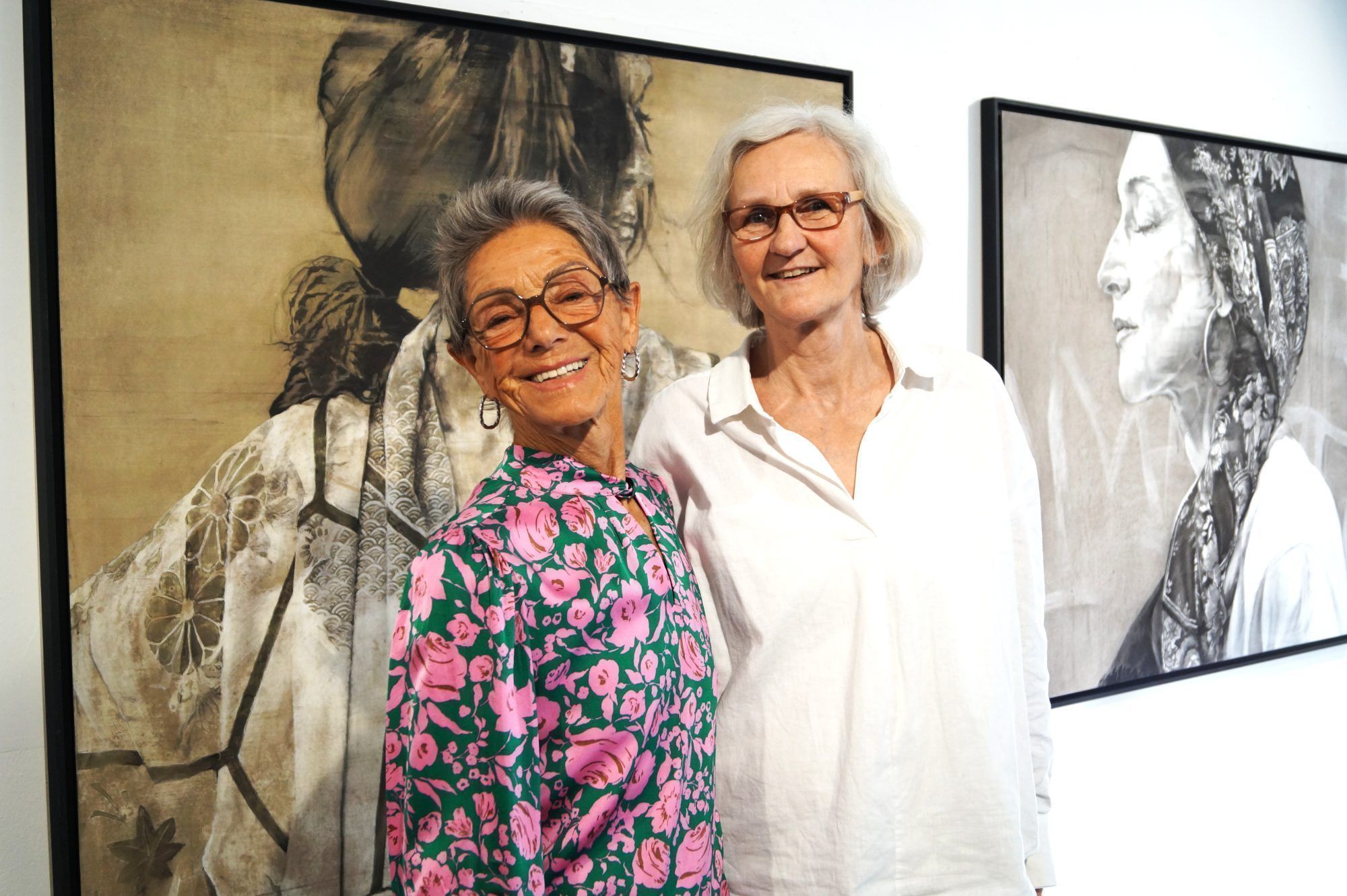 Karin Rollinger und Edda Janschek mochten die Farben