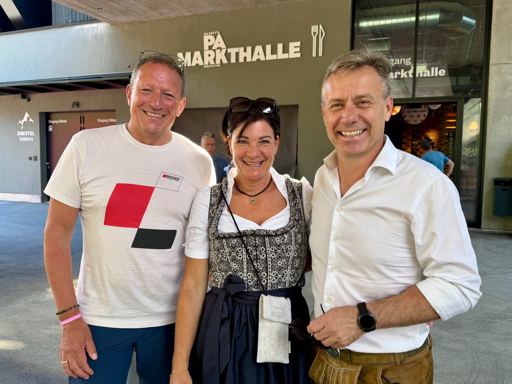 Begeistert: Raimund Köhler, Silke und Ernst Seidl
