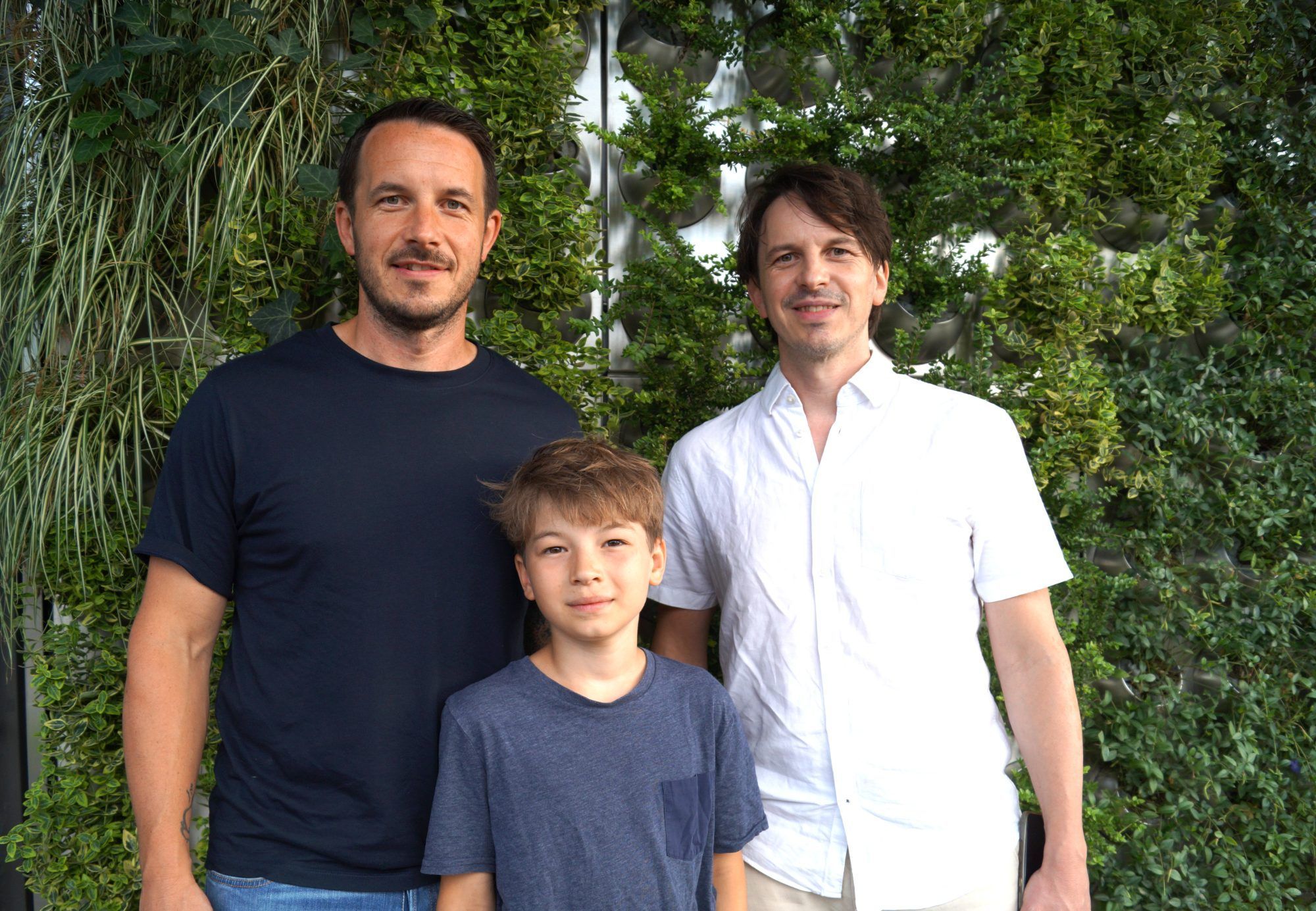 Florian, Constantin und Philip Kohler hatten viel Spaß