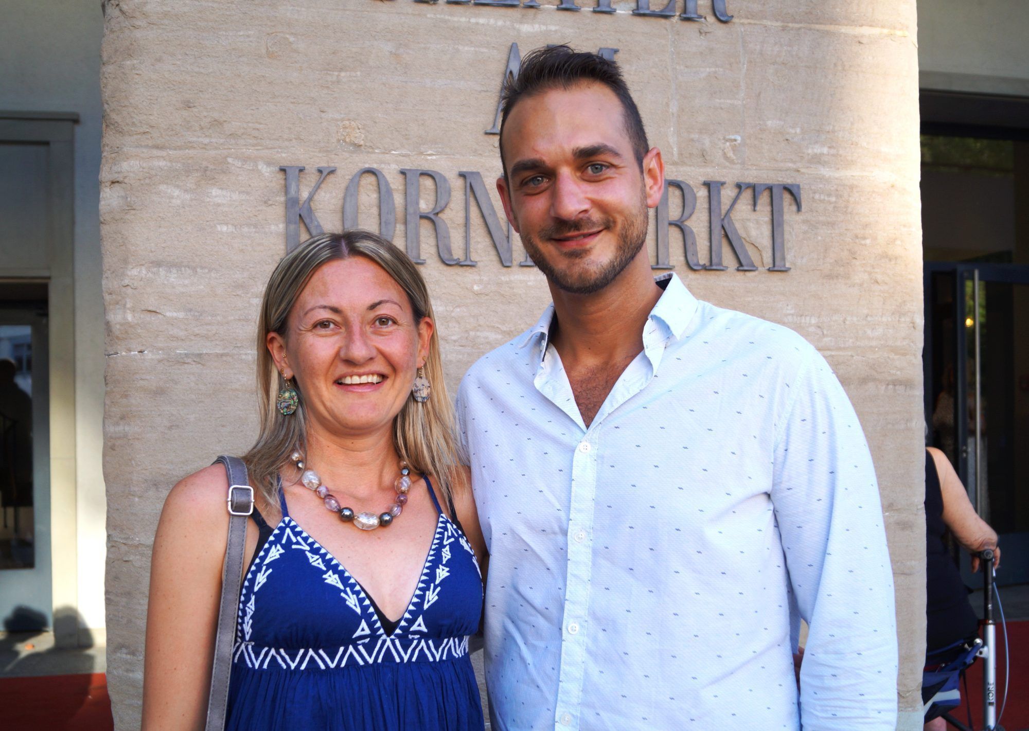 Chorsängerin Anja Pritzi kam mit Fabian Pozsar