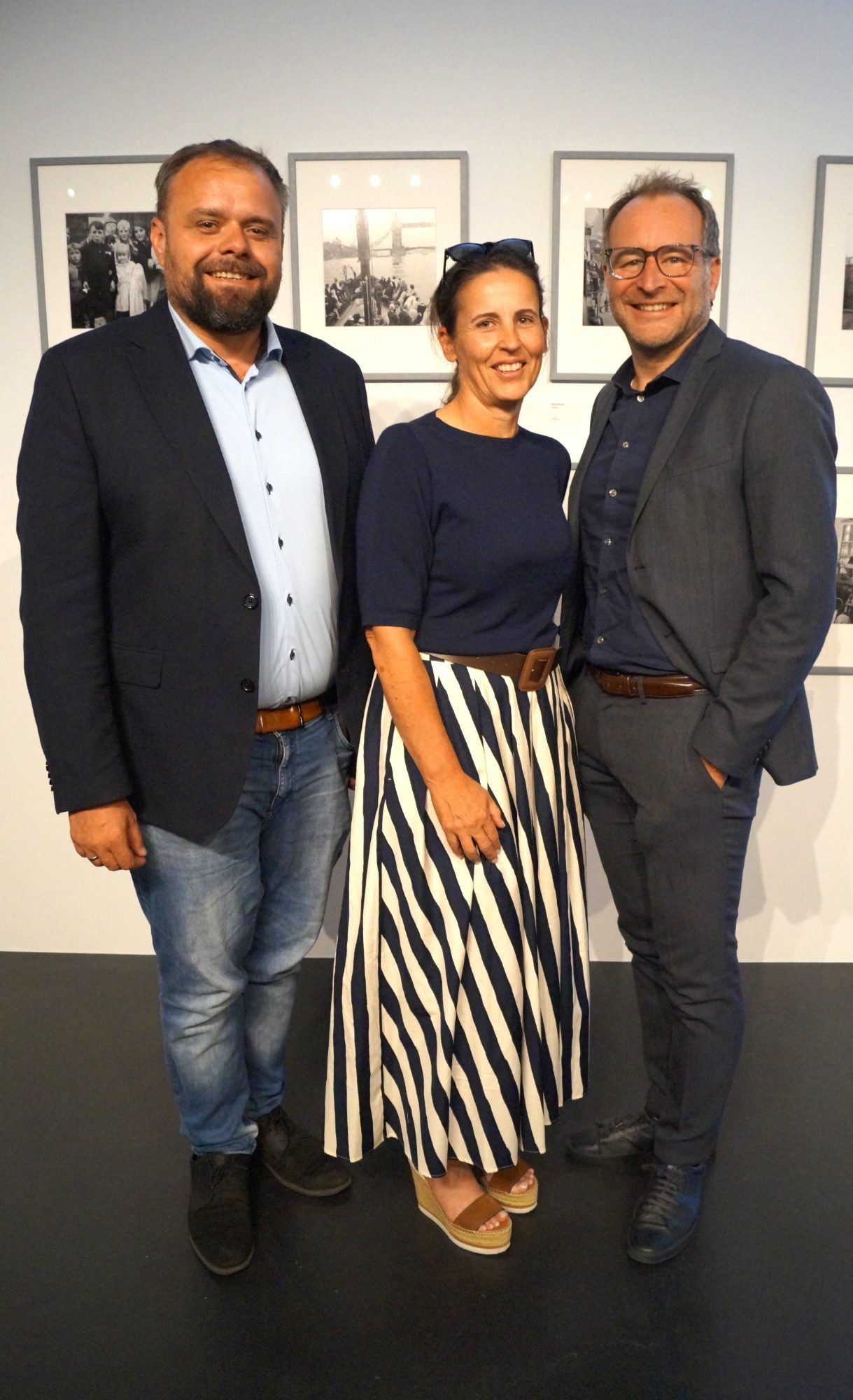 Bürgermeister Markus Fäßler, Monika Thaler und Vizebürgermeister Alexander Juen