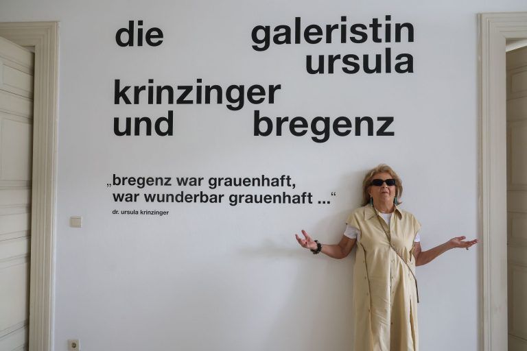 Sommerausstellung der Landeshauptstadt Bregenz: Die Galeristin Ursula Krinzinger und Bregenz