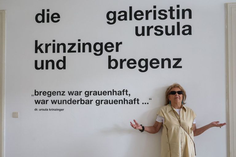 Sommerausstellung der Landeshauptstadt Bregenz: Die Galeristin Ursula Krinzinger und Bregenz