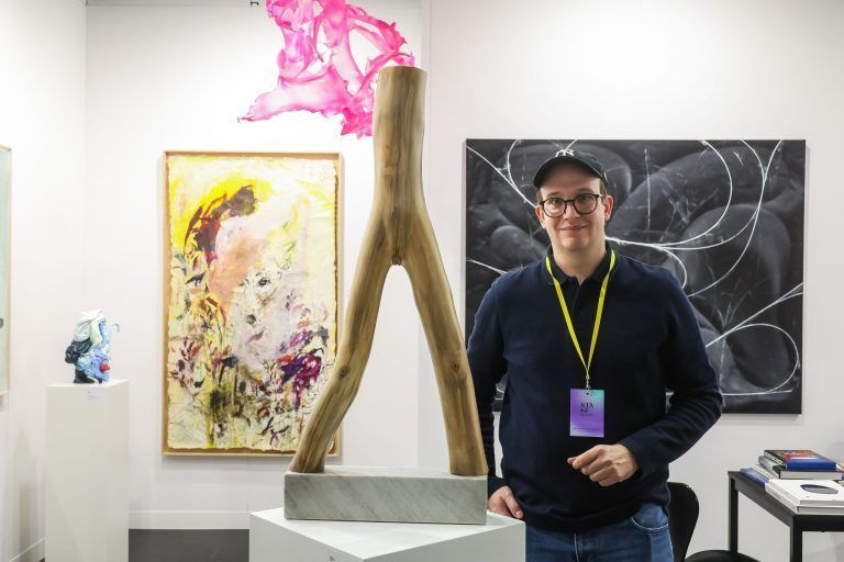 Er begann als jüngster Galerist des Landes