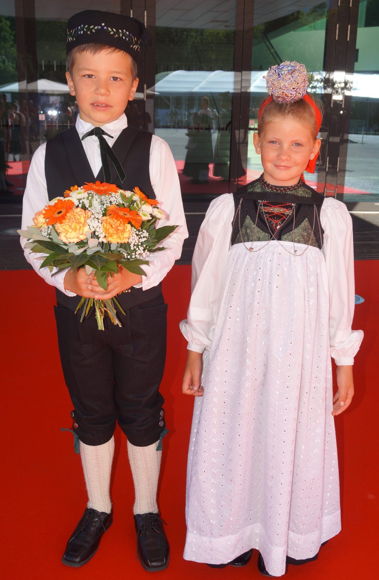 Tobias und Heidi vom Vorarlberger Trachtenverband