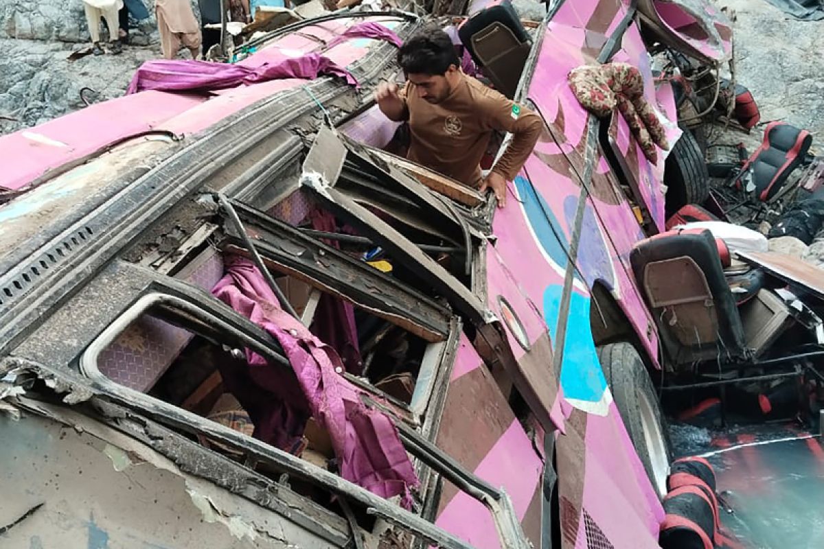 40 Tote bei Busunglück in Pakistan