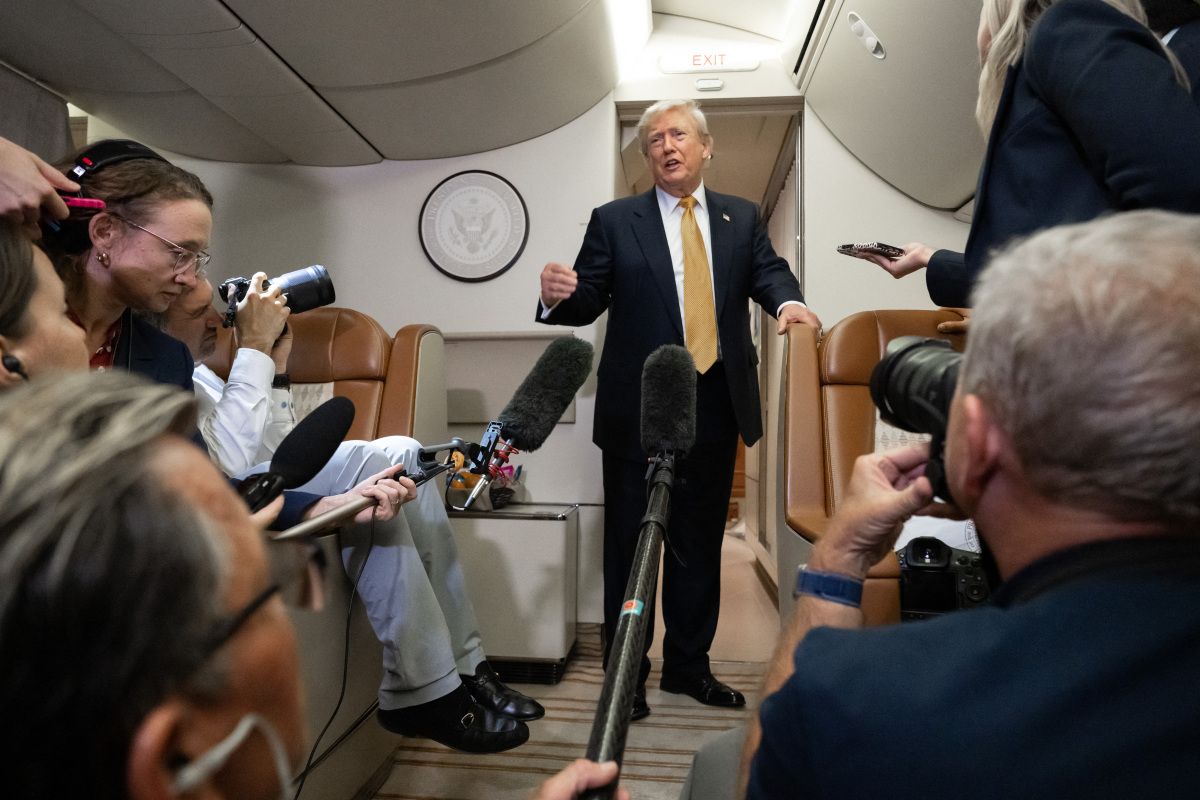 Trump zu Reporterin: "Wenn ich gehe, gehen Sie auch"