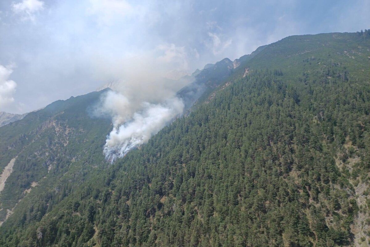 "Nur mehr einzelne Glutnester" bei Waldbrand in Tirol