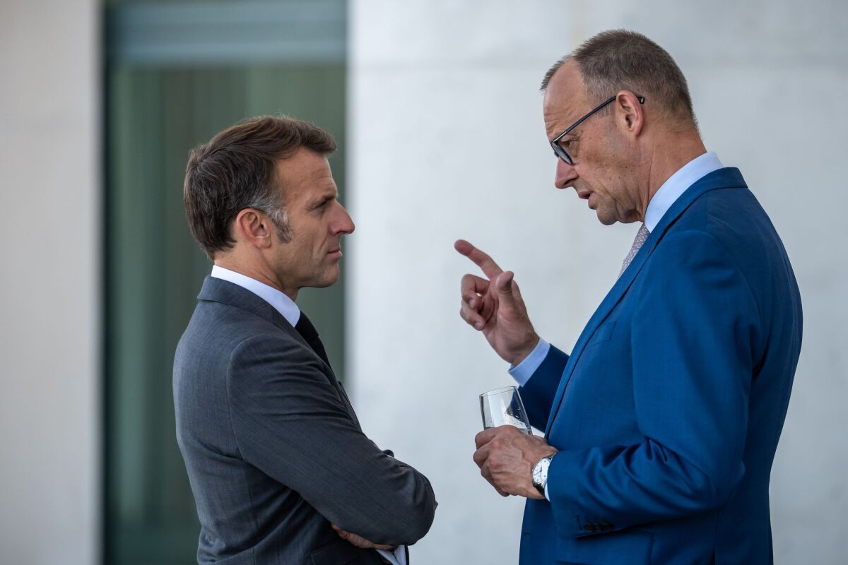 Merz und Macron wollen Beziehungen wieder in Schwung bringen