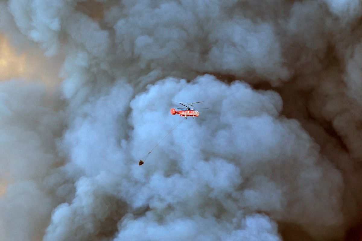 Ukraine-Krieg - Lager von russischem Versandhändler in Brand