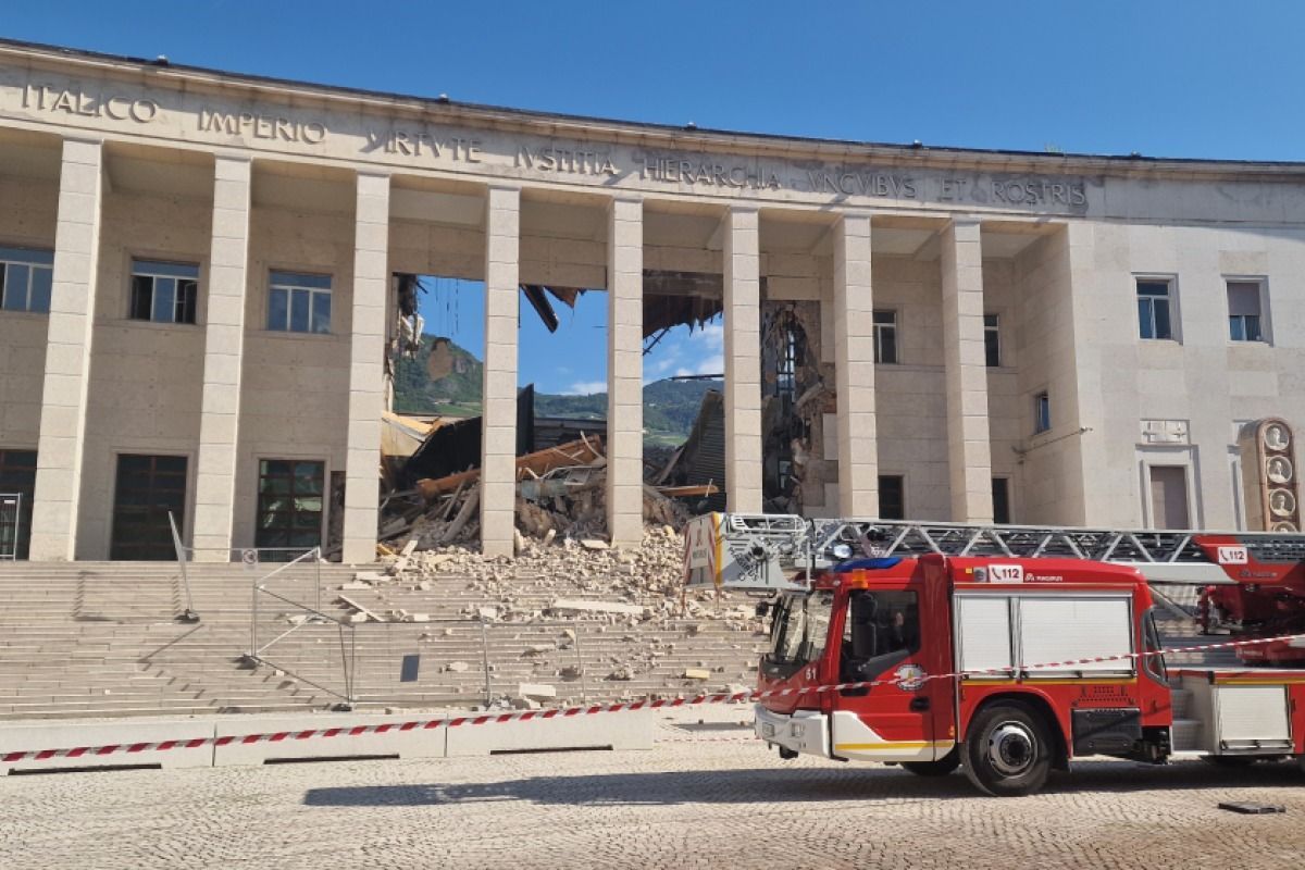 Bozner Gericht wird nach Teileinsturz wieder aufgebaut