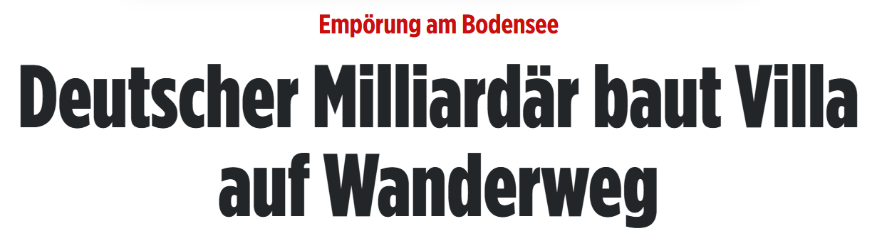 Gesperrter Wanderweg in Lochau: Jetzt gehen die Wogen hoch