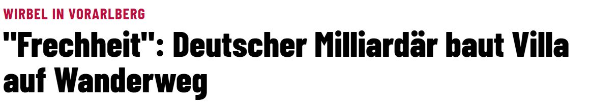 Gesperrter Wanderweg in Lochau: Jetzt gehen die Wogen hoch