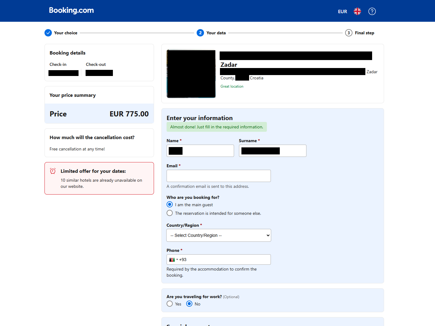 Wenn die Booking.com-Nachricht zur Betrugsfalle wird