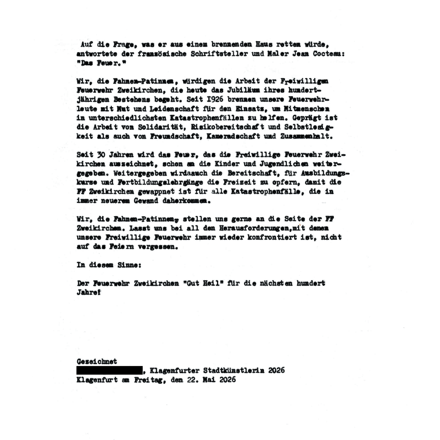Veronique Homann und die Kunst des fremden Briefes