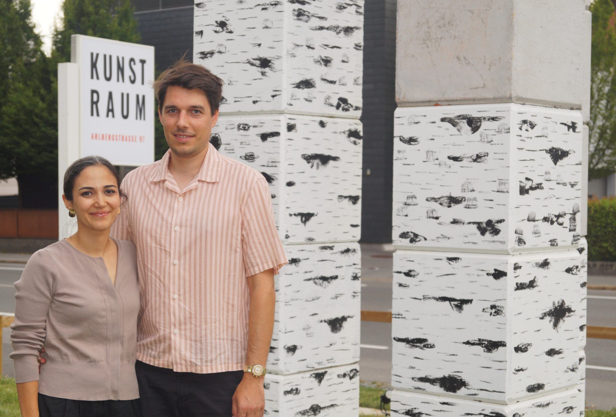 Zeynep und Simeon Brugger von der Galerie Brugger in Klaus
