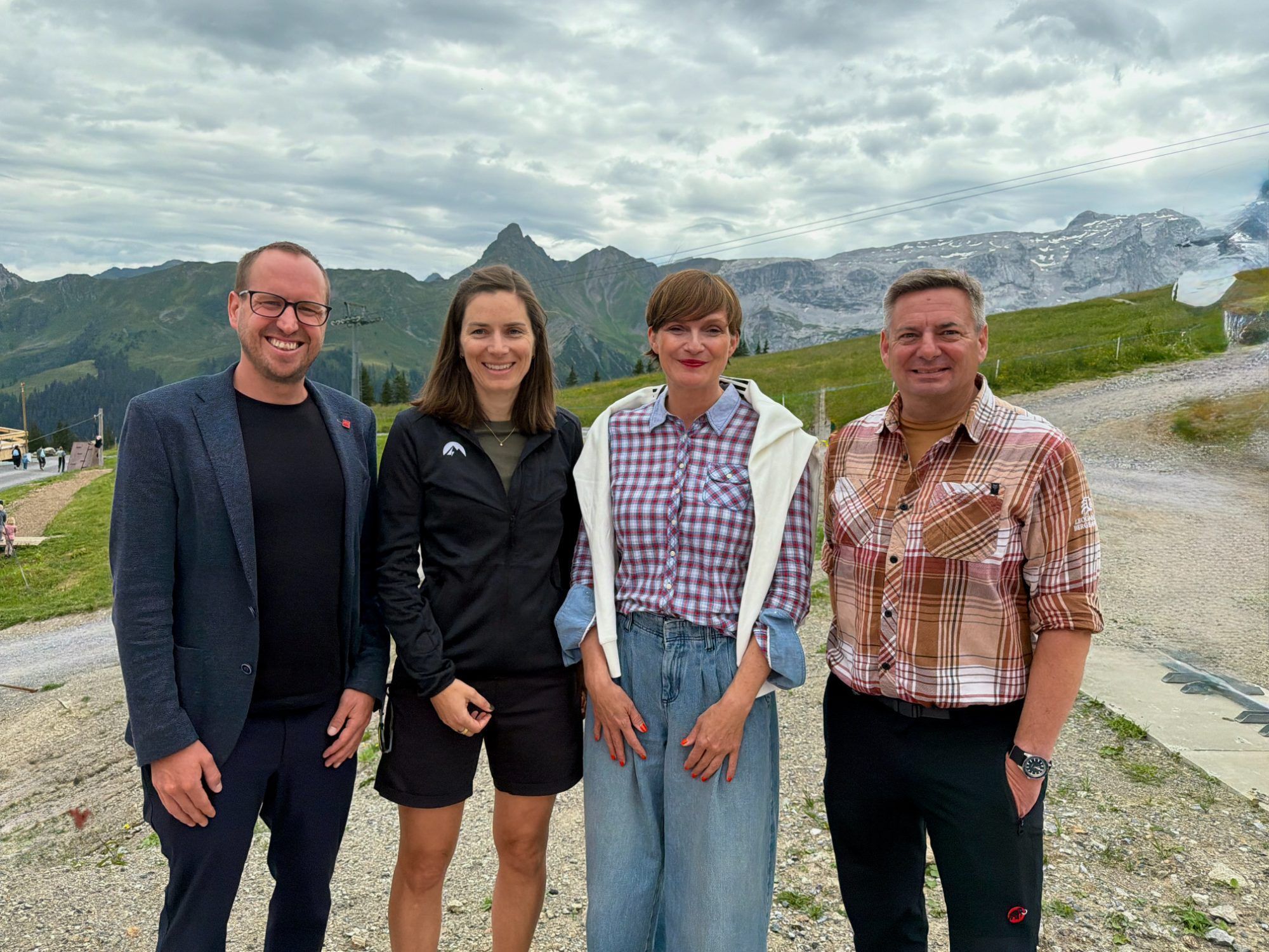 Die Referenten Josef Manahl, Judith Grass, Astrid Steharnig-Staudinger und Kornel Grundner