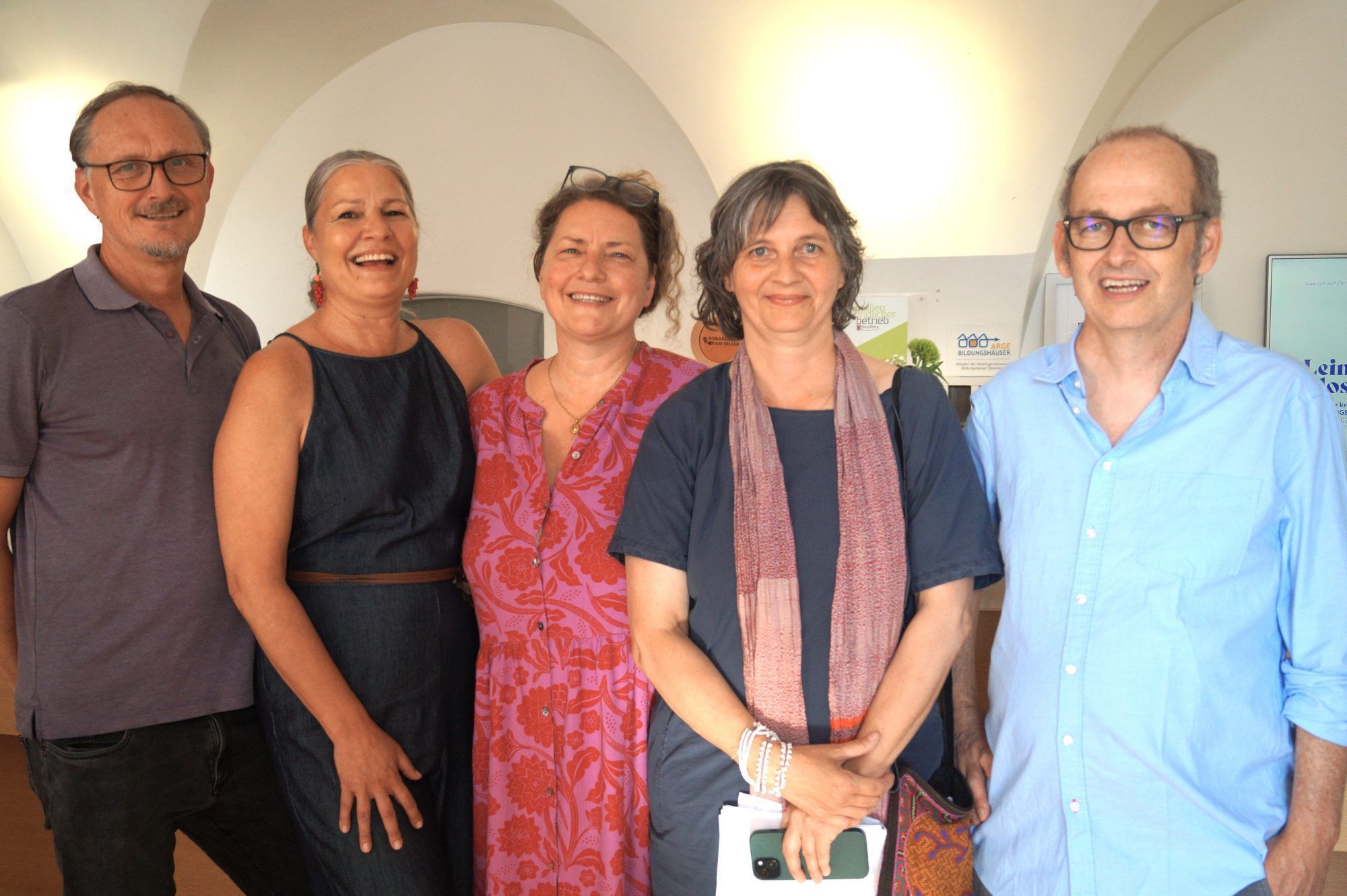 Isabella Marte, Ulli Knall, Christine Gröber und Michael Nussbaumer