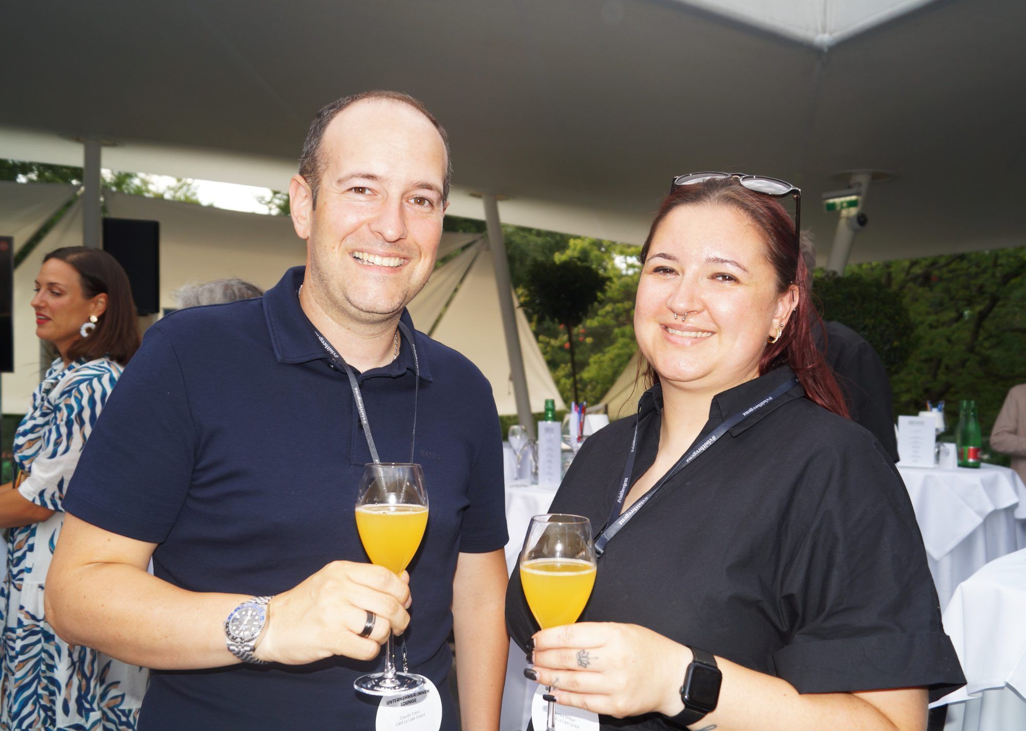 Claudio Errico und Annica Wittber von La Cafe waren unter den Gästen