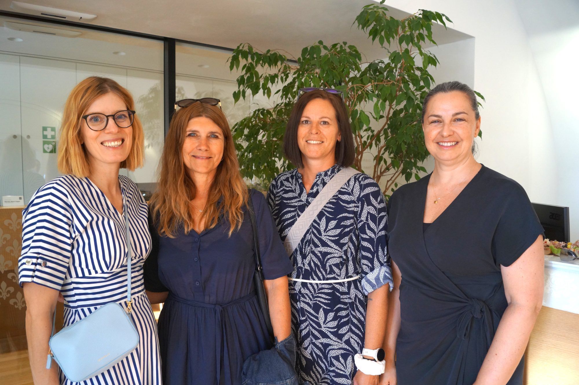 Christina Witzemann, Petra Hieble, Stephanie Kirch und Milena Marino hatten Spaß