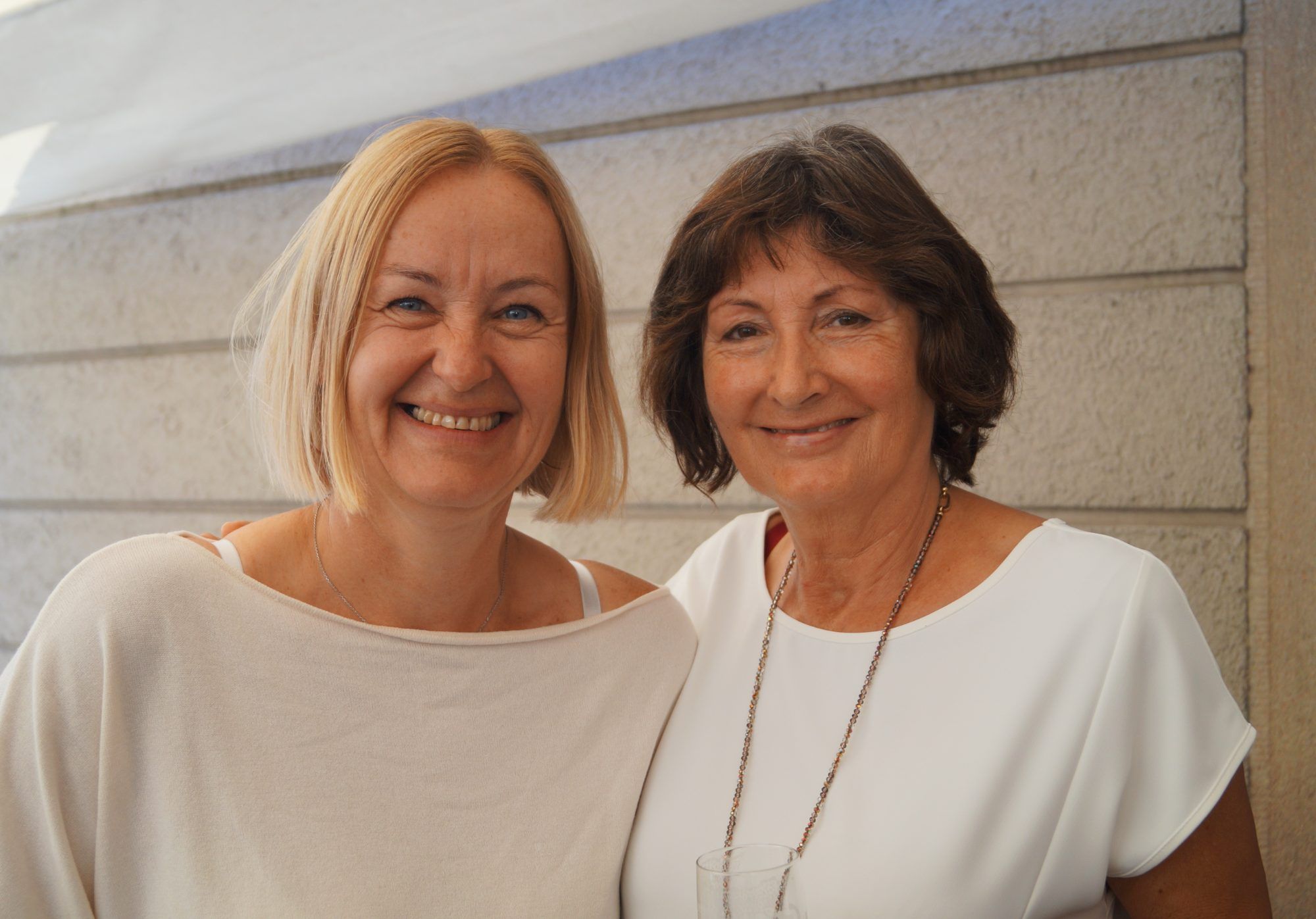 Gerli Marxgut und Anna Hell hatten viel Spaß
