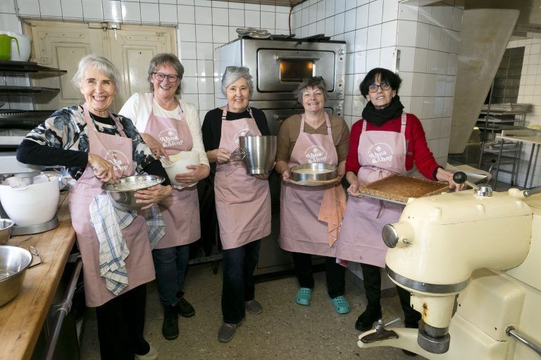 Bludenz am 13.2.2026 Ahna und Aehne, Kuchen backen, soziale Kontakte aufbauen und pflegen, Verein im ehemaligen Cafe Fritz in der Muehlgasse. Markus Amann.