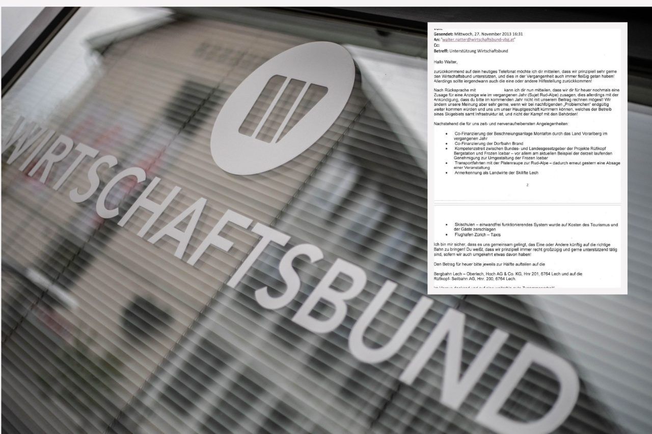 "Sofern wir umgekehrt auch etwas davon haben": Die brisanten Passagen der Wirtschaftsbund- Emails