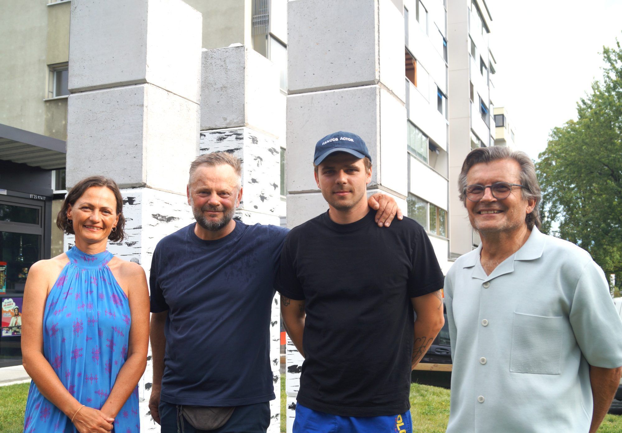 Nina Fritsch, Christian Schramm, Künstler Valentin Hämmerle und Marbod Fritsch