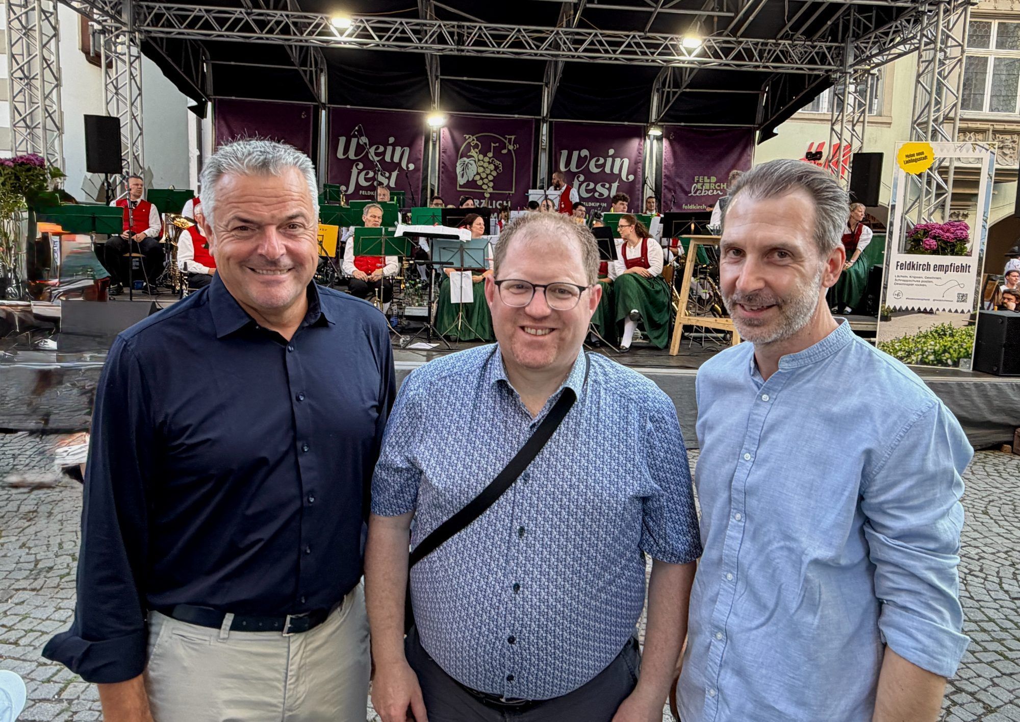 Bernhard Kiener, Fabian Jochum und Uli Knoll