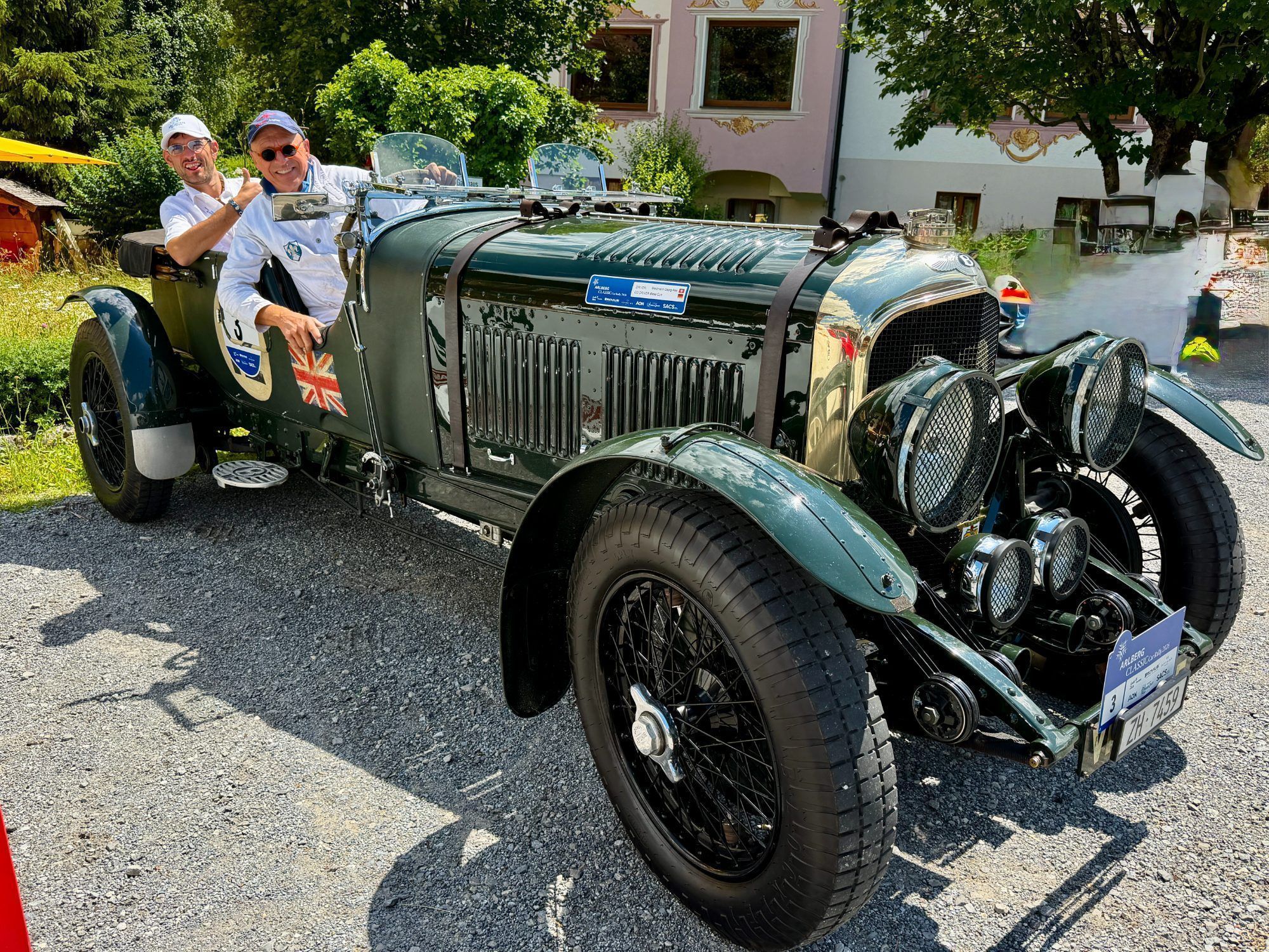 Georg Alex Weidmann mit Bentley 4,5 Liter Plas Open Baujahr 1929