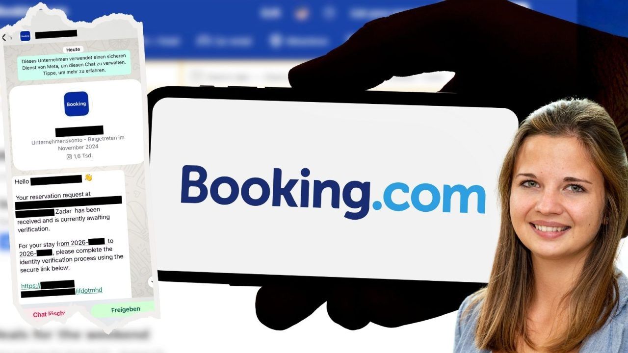 Wenn die Booking.com-Nachricht zur Betrugsfalle wird