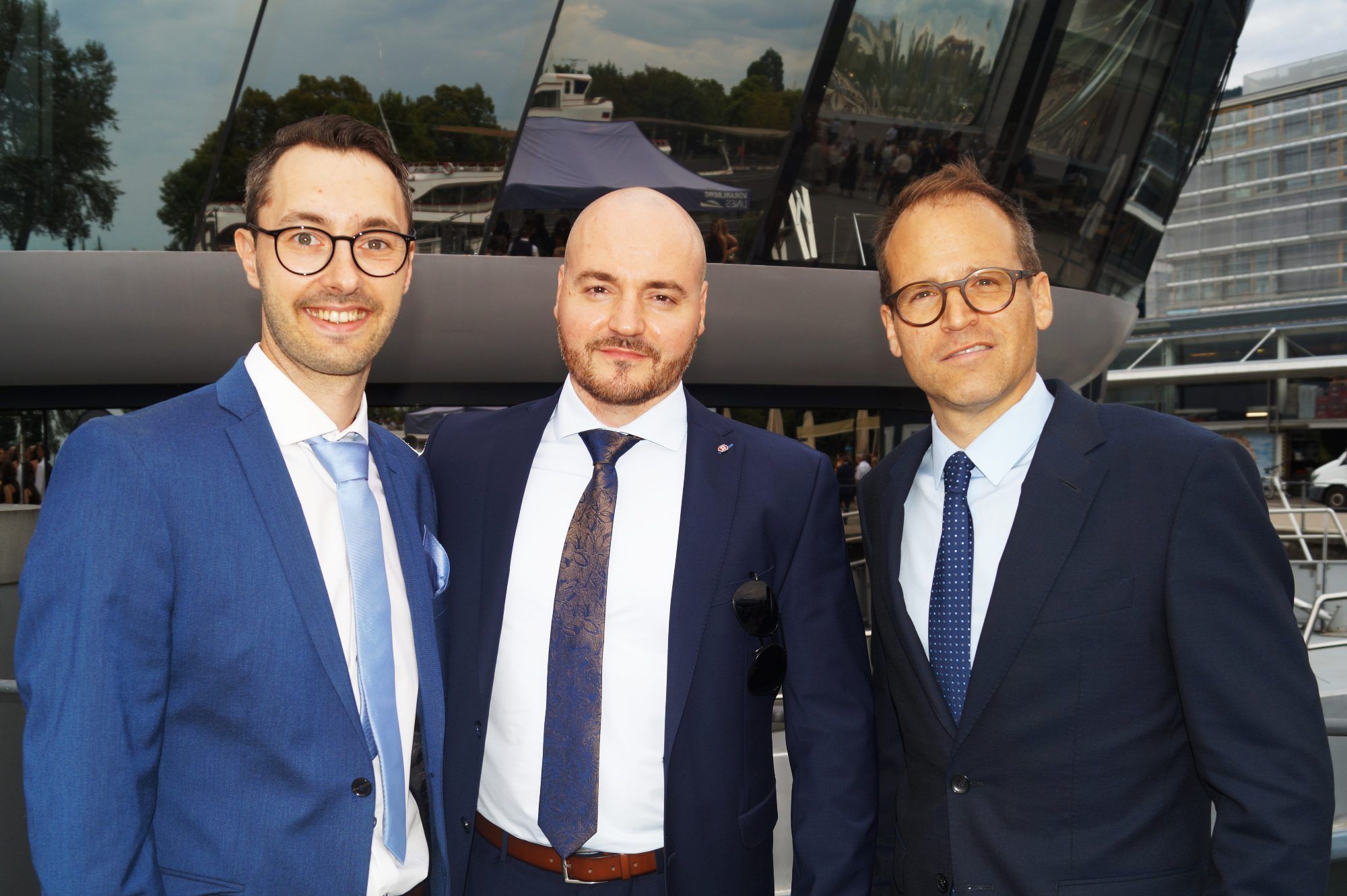 Romain Dubuc, Frank Gächter und Florian Käfmüller hatten Spaß.