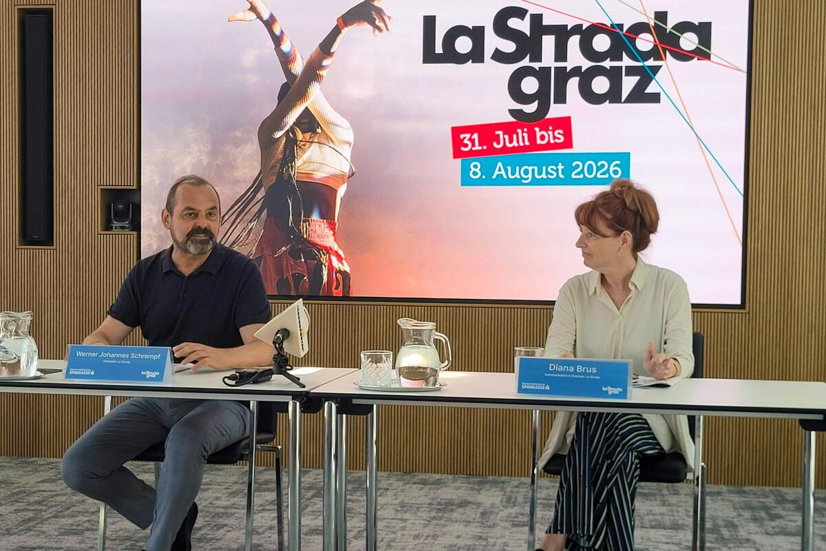 La Strada-Auftakt: Fallen, fliegen und einander auffangen