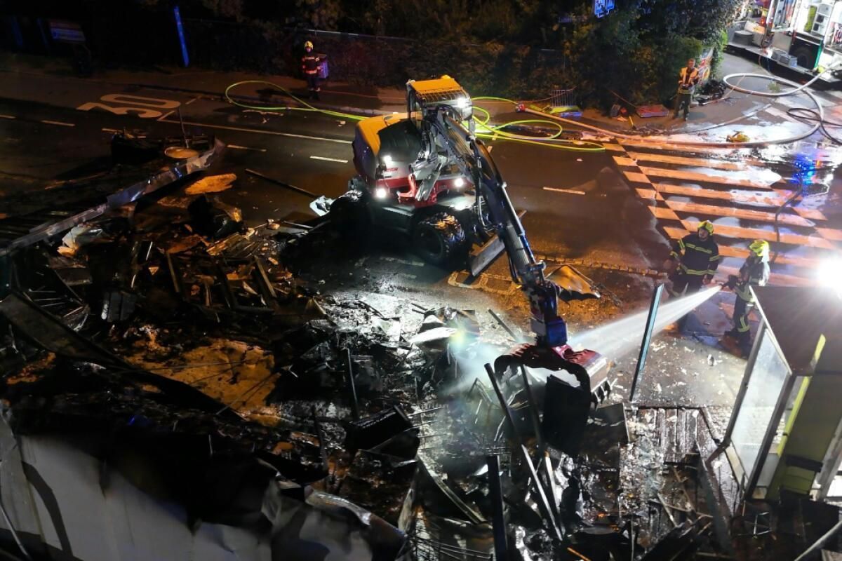 Brand zerstört Restaurant in Bregenz
