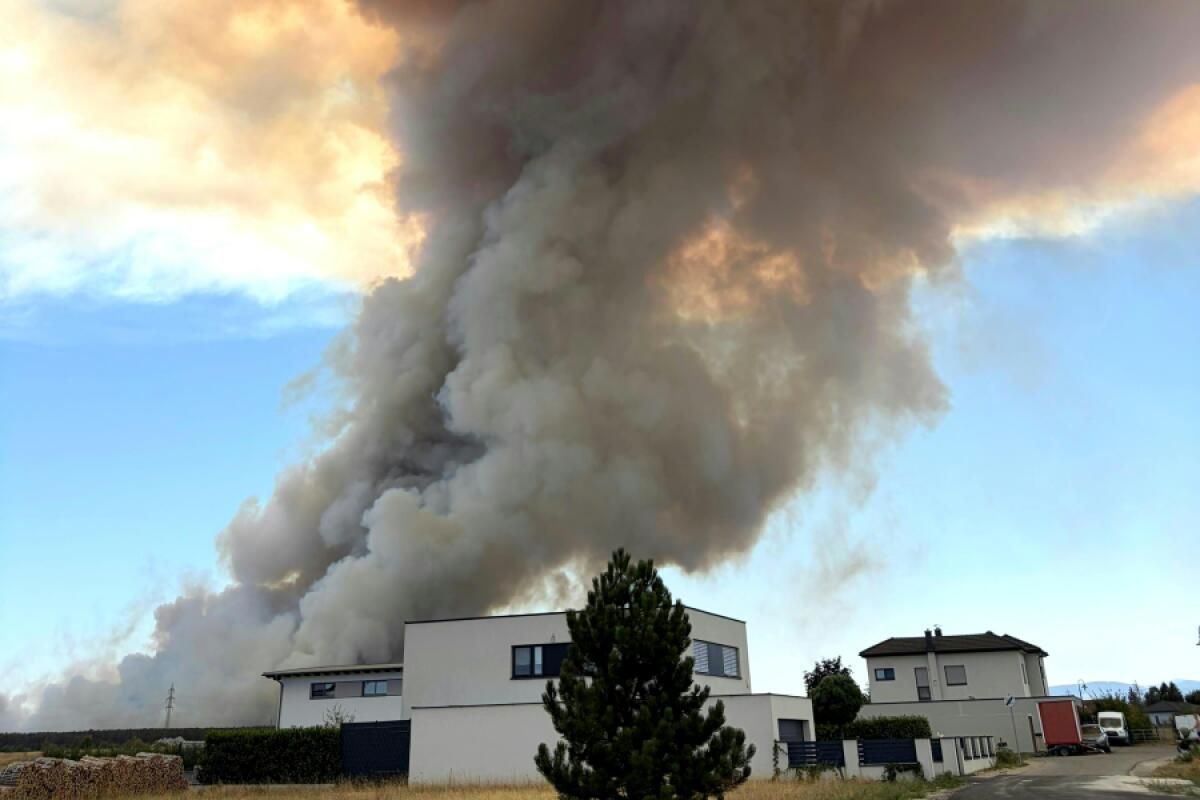Evakuierung bei Brand im Föhrenwald im Bezirk Neunkirchen