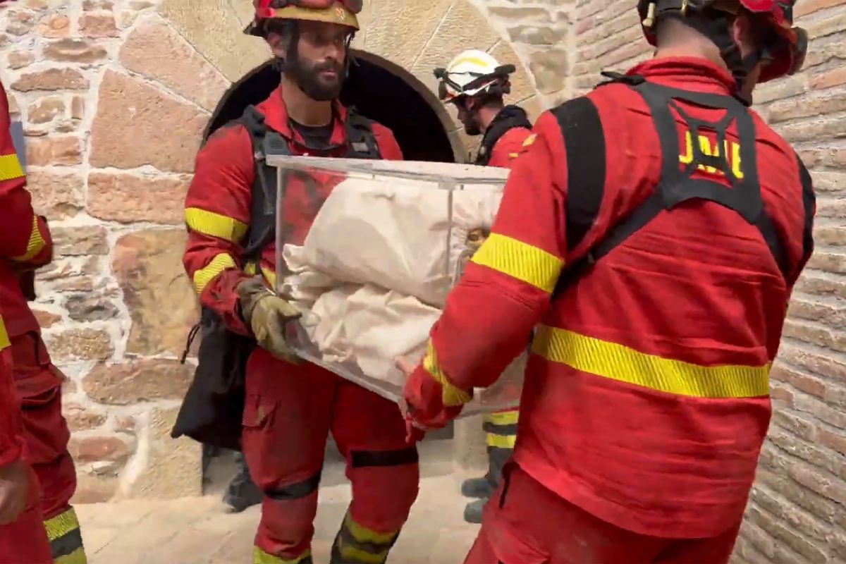 Spanien rettet seine mittelalterlichen Könige vor Waldbrand