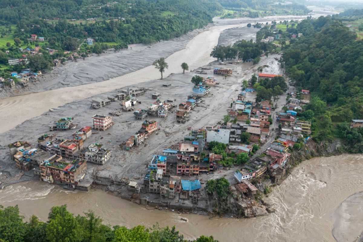 Sturzflut in Nepal - Klimakrise begünstigt Flutkatastrophen