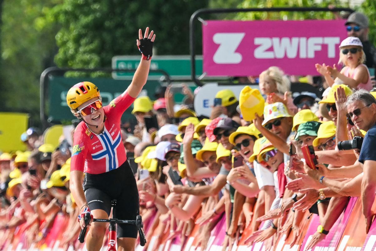 Norwegerin Haugset gewinnt nach 88-km-Solo 3. Tour-Etappe