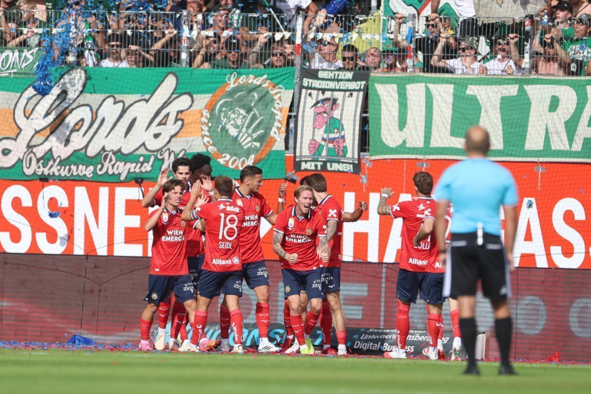 Rapid nach 2:1-Sieg Tabellenführer - WAC 1:1 gegen Salzburg