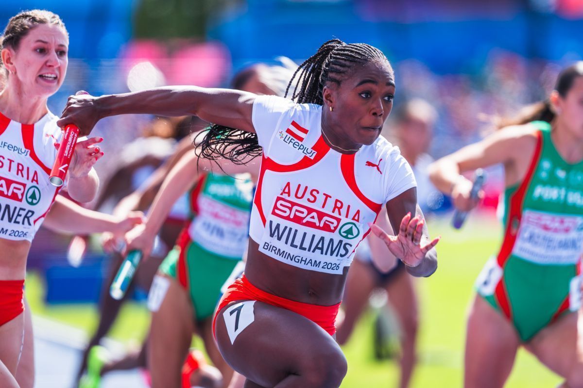 ÖLV-Frauen-Sprintstaffel in Lausanne Vierte