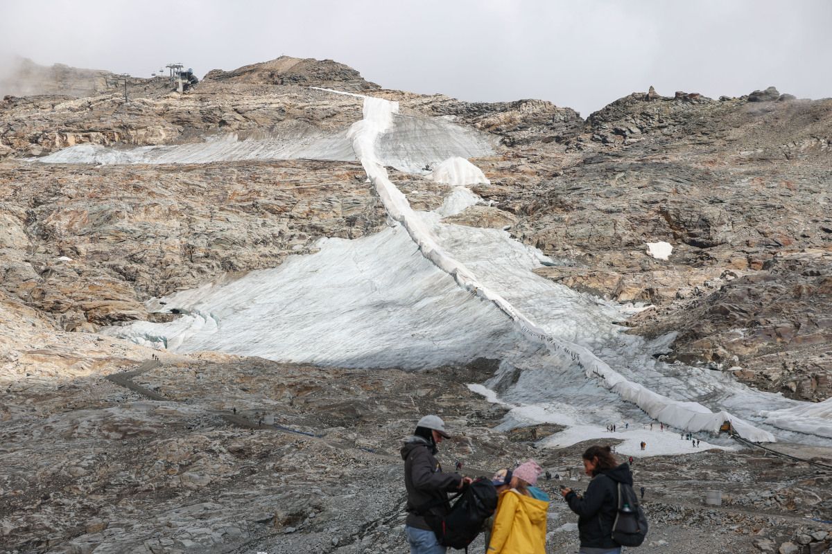 Gletscher in den Alpen schmelzen sehr schnell