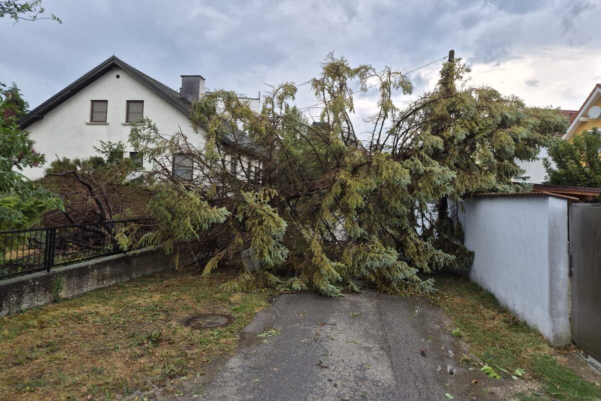 Schwere Unwetter in Teilen von Österreich