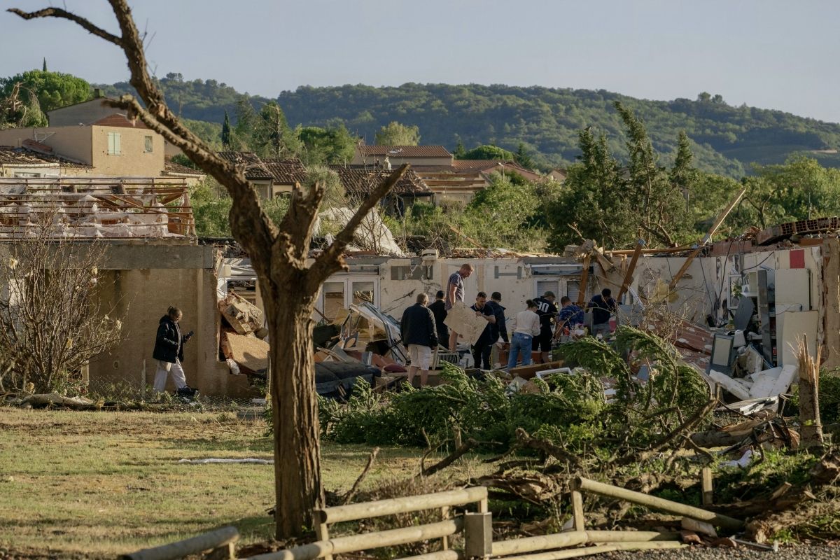 Tornado in Frankreich verletzte 39 Menschen