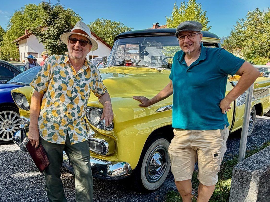 Die Organisatoren Hans Peter Schuler und Gernot Stoizner