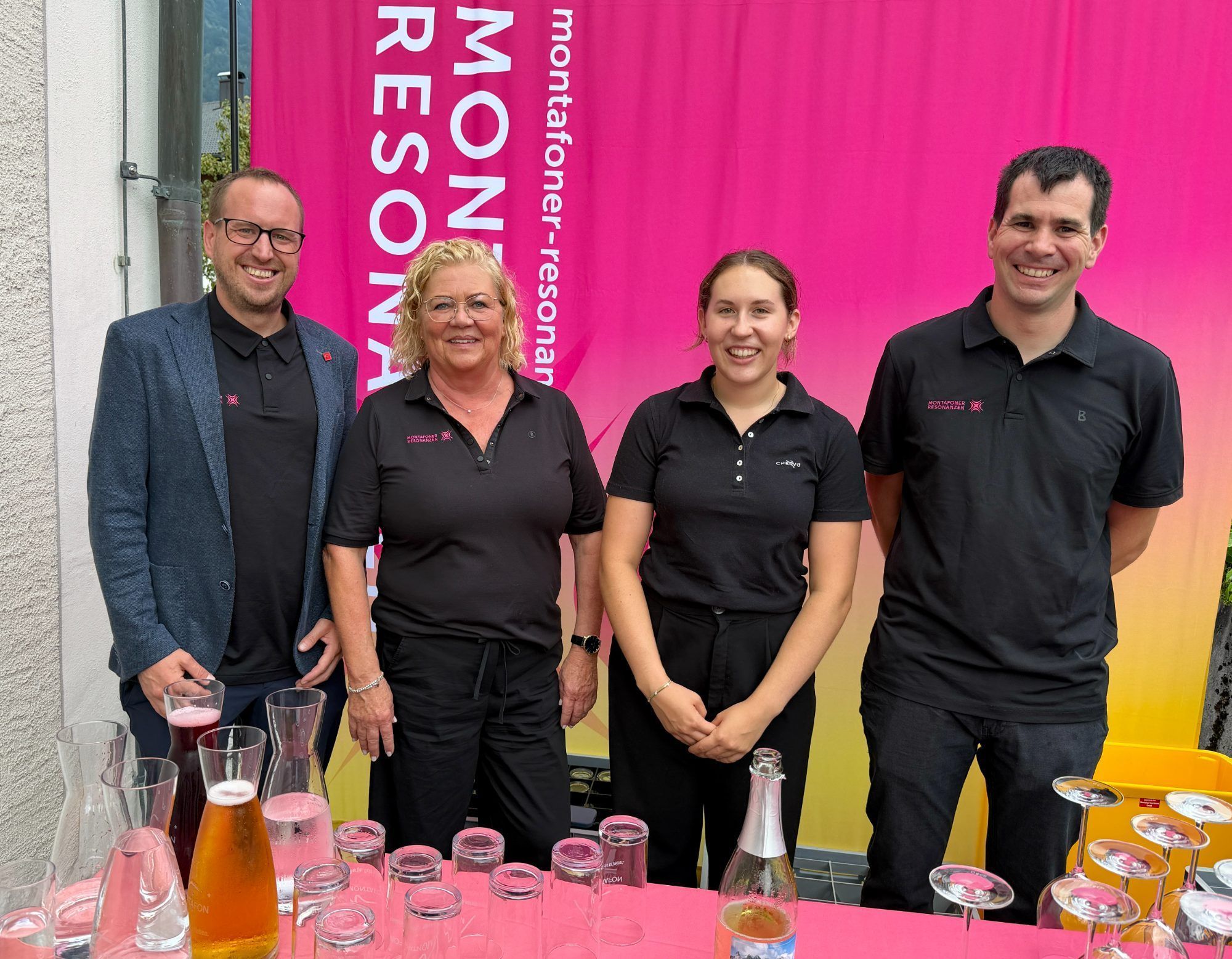 Josef Manahl, Karin Sattler, Rubina Amann und Daniel Tagwerker