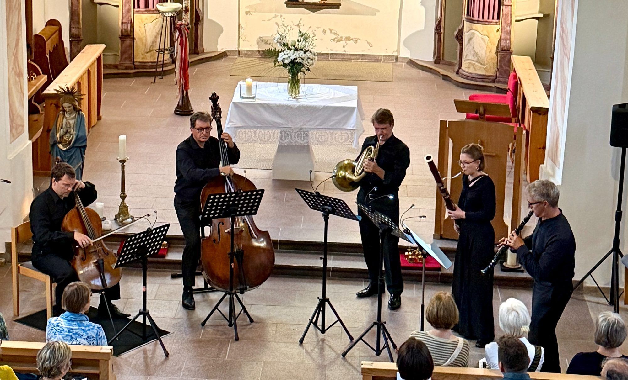 Geniale Musiker Michael Günther, Ernst Weissensteiner, Peter Dorfmayr, Johanna bilgeri und Alexander Neubauer