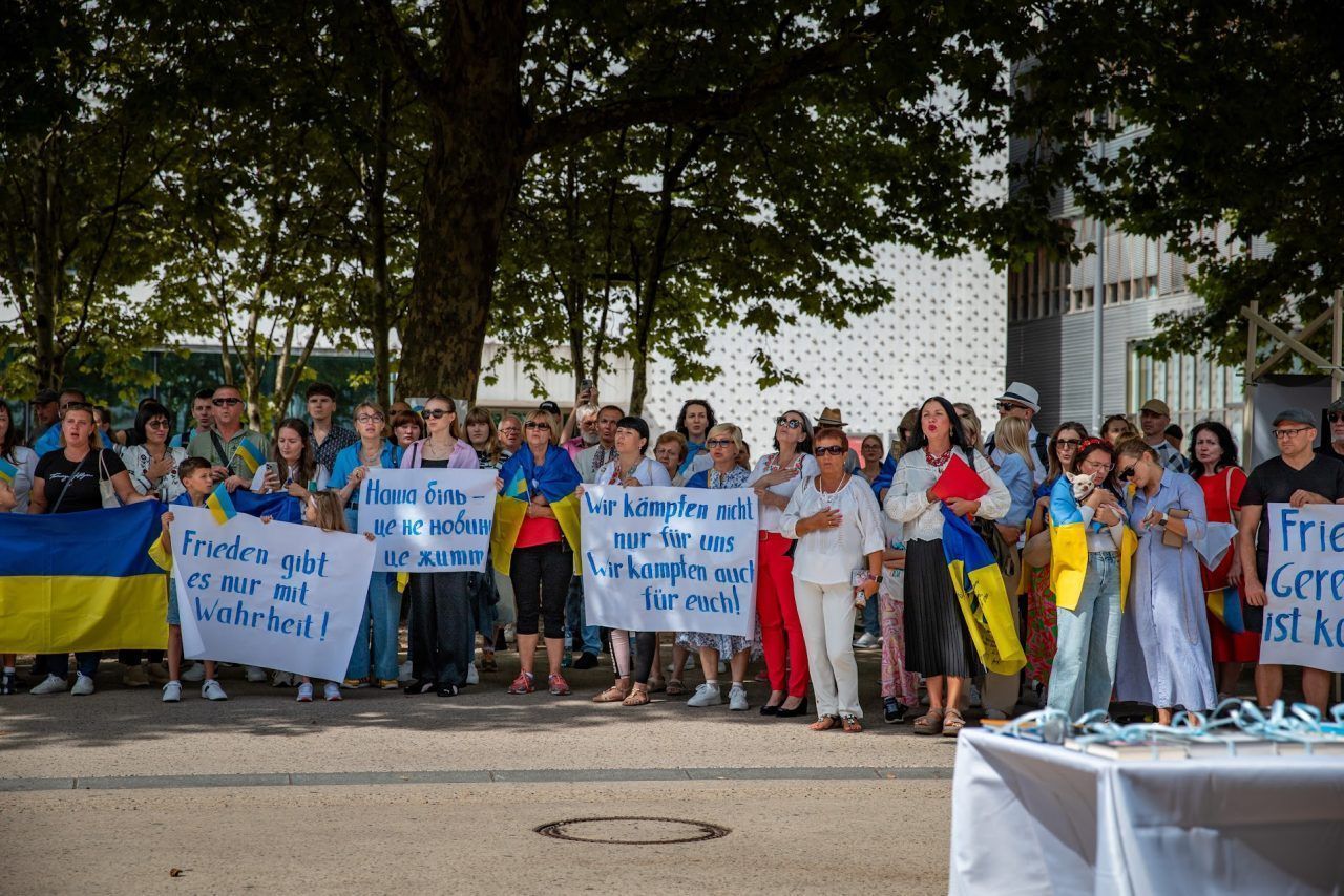 Ukrainischer Unabhängigkeitstag in Bregenz: "Wenn uns die Hoffnung verlässt, haben wir verloren"