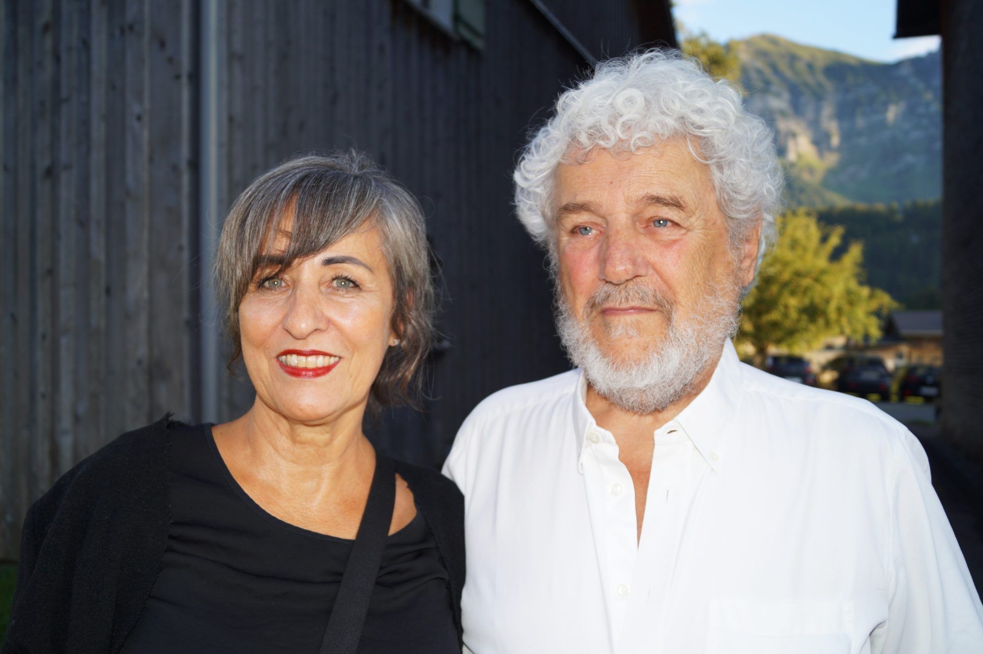Ursula Fink und der Obmann des Felder-Vereins Walter Fink