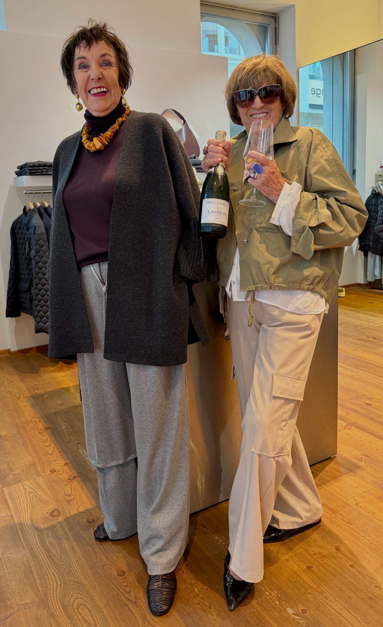 Begeistert: Marianne Ostermann und Roswitha Haslinger